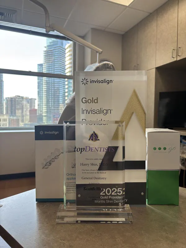 Invisalign and teeth whitening products plus award